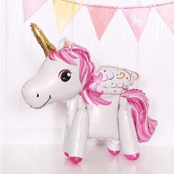 Unicorn Ayaklı Folyo Balon 74×64 cm 1 Adet - 1